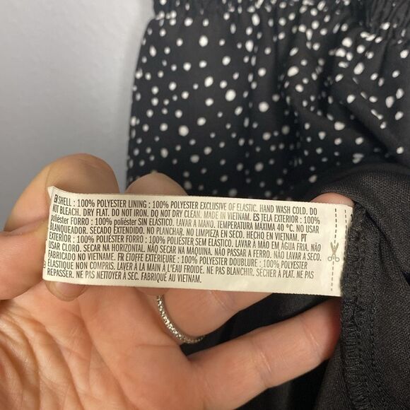 Forever 21 Black and White Speckled Polka Dot MIDI Dress Size XS - Picture 7 of 10